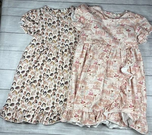 The Magic Box Disney Magic Dresses Lot Of 2 Boutique Ruffle Dresses Girl’s Sz 8 - Picture 1 of 24