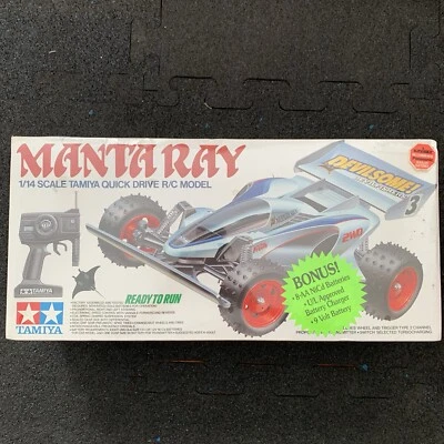 NEW! Tamiya Manta Ray 1/14 Scale Quick Drive Remote Control R/C Car Model 46013 - Image 1 of 4