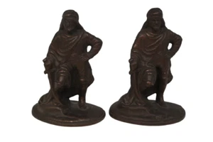 Antique Cast Iron Hubley Sheik Arabian Bookend 6" - Picture 1 of 4