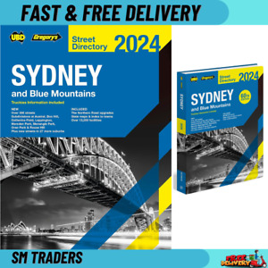 2024 Sydney & Blue Mountains Street Directory 60th Edition By UBD Gregory's Map