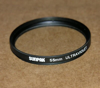 Sunpak 55mm Coated Ultra-Violet UV Filter - Image 1 of 2
