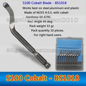 10 Piezas Hoja Giratoria Pesada S100 Cobalto BS1018 Aplicable  - Imagen 1 de 3