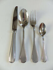 4 PIECES DINNER PLACE SETTING CHRISTOFLE STAINLESS ALBI CALISSA more avai