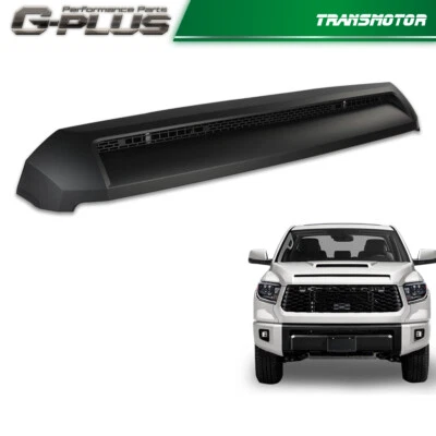 Ajuste para Toyota Tundra 2014-2021 negro capó superior delantero abultado negro mate Foto 1 de 4