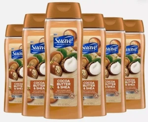 6 Suave Moisturizing Body Wash, Cocoa Butter and Shea with Vitamin E Extract - Picture 1 of 1