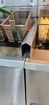 Pitco U-Channel Connecting Two Deep Fryers Side By Side 23" Long Twin 35C + S