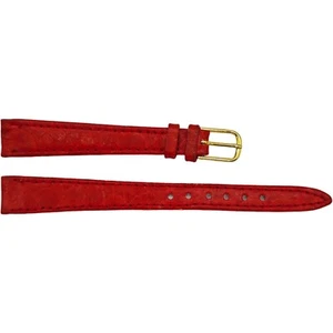 VINTAGE - 12 MM x 8 MM - GENUINE LEATHER - WATCH STRAP - BRACELET BAND - Picture 1 of 2