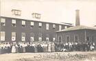 Sherburne New York 1907 RPPC Prawdziwe zdjęcie Pocztówka Dziewiarnia Pracownicy
