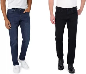 Chaps Slim Straight Jeans Mens Mid Rise Freedom Stretch Durable Comfort Denim - Picture 1 of 3