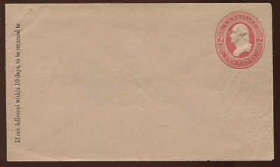 U246 Washington 2 Links below Right '2' Variety Entire (ex Champagne) LV5648 - Image 1 of 3