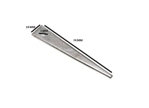 24 X Drive In Vine Eye Ground Pegs 75mm Heavy Duty BZP Rust Proof Steel | Onesto - Picture 1 of 1