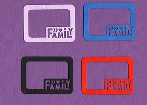 Tarjetas de álbum de recortes troquelados FAMILY FRAME - Imagen 1 de 1