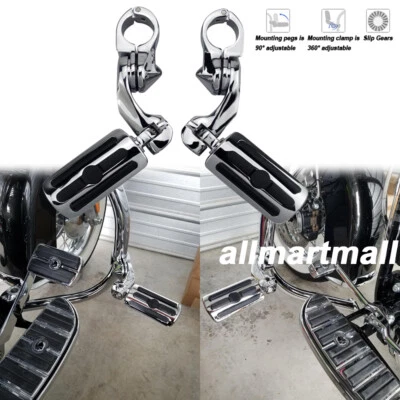 Highway Foot Pegs Rest 1.25'' Heavy for Harley Davidson Heritage Softail Classic - Image 1 of 4