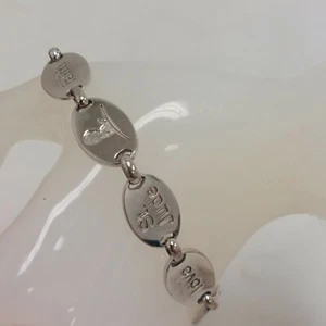 Silberfarbenes St. Jude Armband verstellbar 7"-7 3/4" Liebe Hoffnung Glaube wunderschön 😍  - Bild 1 von 6