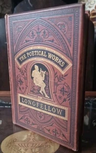 The Poetical Works Of Longfellow ~ Antique Illustrated 1881 Edition - Picture 1 of 24