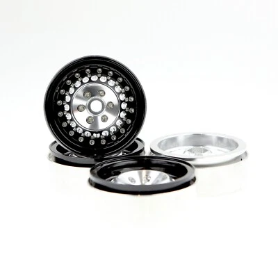 4x (Four) 2.2"  Alloy Beadlock Wheel Rim Wide 1"(25.4mm) for RC Model #106 - Image 1 of 4