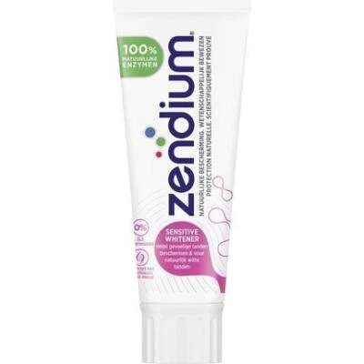 Zendium toothpastes, 75ml, Junior, Kids, Adults, Sensitive, Fresh, White, Gum