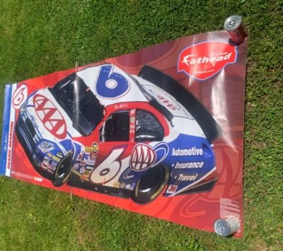 Mark Martin Fathead Wall Graphic Peel and Stick Racing Car 39" by 89" Huge - Image 1 of 4