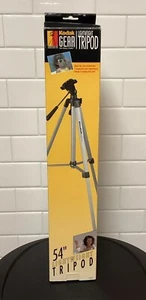 Kodak Gear Compact Video Camera Tripod Lightweight Aluminum 54” Adjustable Level - Picture 1 of 15