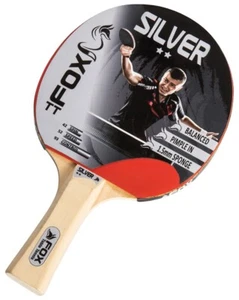 Bate de tenis de mesa Fox TT plateado de 2 estrellas - bate de ping pong club/teng de mesa - Imagen 1 de 1