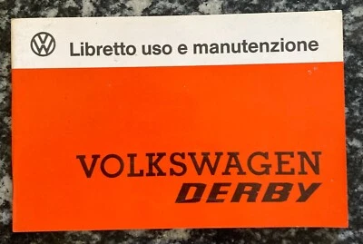 VOLKSWAGEN DERBY Uso e manutenzione 1978 - Immagine 1 di 3