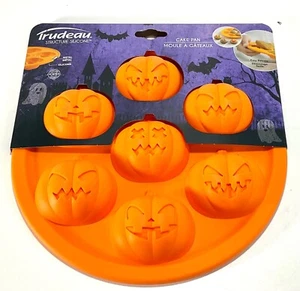 Halloween Calabaza Jack O' Linterna Pastel Sartén Trudeau Estructura Silicona Pastel Moldes - Imagen 1 de 2