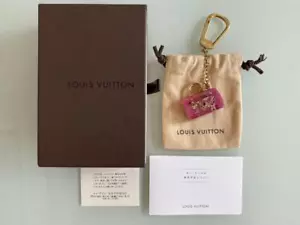 LOUIS VUITTON Bag Charm M65024 Portocle Speedy Inclusion Key Ring Keychain - Picture 1 of 10