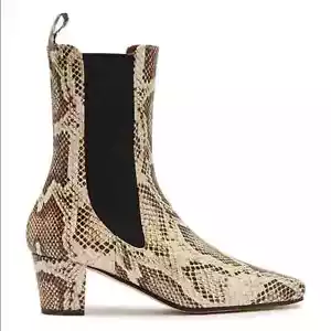 Paris Texas Python Print Leder Stiefel 6 - Bild 1 von 4