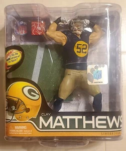MCFARLANE NFL 28 CLAY MATTHEWS PACKERS VARIANT CHASE FIGURE #13/900 LOW # WOW - Picture 1 of 6