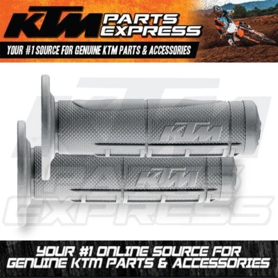 NEW OEM KTM GRIP SET HALF WAFFLE MEDIUM 50 65 85 105 125 150 200 250 54802021100 - Image 1 of 4