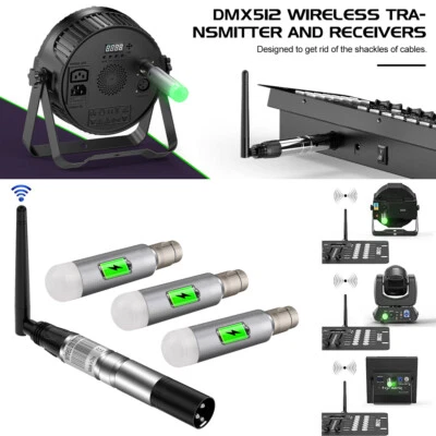 2.4G DMX512 Wireless Transmitter & Receiver For Stage Lights & DMX Controller - Image 1 of 4