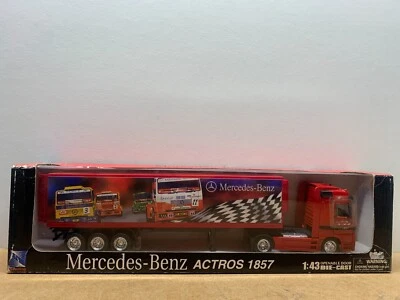 NEWRAY CAMION SEMI REMORQUE MERCEDES BENZ ACTROS 1857 EN BOITE 1/43 - Photo 1/4