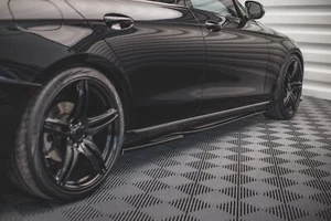 Seitenschweller Ansatz Cup Leisten für Mercedes-Benz E W213 schwarz Hochglanz - Bild 1 von 7