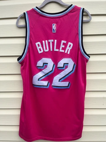 Miami Heat Jimmy Butler Nike Sunset Vice Swingman Men's Med (48) Jersey Cover