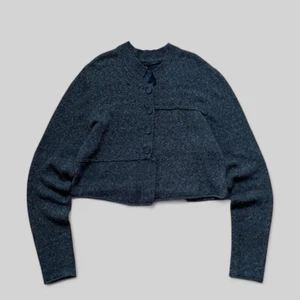 Rundholz Damen dunkelgrüne Baumwollmischung Langarm Cropped Strickjacke Größe XL - Bild 1 von 17