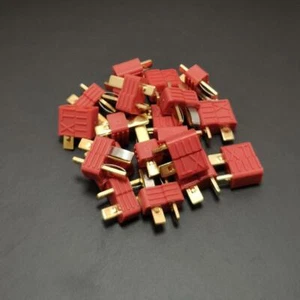 20 pz spine antiscivolo stile T maschio femmina Deans batteria RC Lipo connettori ESC - Foto 1 di 6