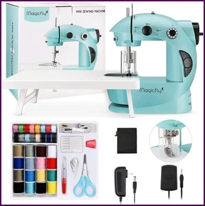 Maquina de Coser Portatil Para Casa Ajustable con 2 Velocidades y Pie Pedal NUEVO - Imagen 1 de 10