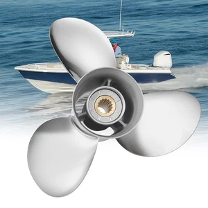 13 1/2 x 15 Stainless Steel Propeller for Honda 60-130HP Outboard 15 Tooth,RH - Picture 1 of 5