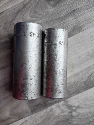 Snap-On SP-320 1/2" Drive 1" SAE 6-Point Deep Socket USA SP-260 13/16 Vintage  - Image 1 of 4