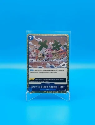 ONE PIECE Card Game TCG / Gravity Blade Raging Tiger OP06-058 / Rare ENG NM - Bild 1 von 2