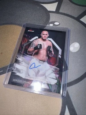 2024 Topps Finest UFC Serghei Spivac Auto - Image 1 of 2