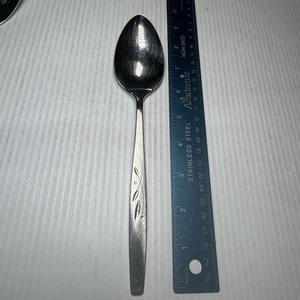 Oneida Will-O-Wisp Serving Spoon 8 1/2" Stained On End Of Handle See Photos - Picture 1 of 3