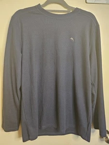 Suéter Tommy Bahama Para Hombre Grande Manga Larga Cuello Redondo Pullover Azul - Imagen 1 de 8