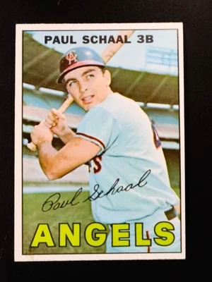 Paul Schaal #58 Topps 1967 ¡Como nuevo centrado!!  Foto 1 de 4