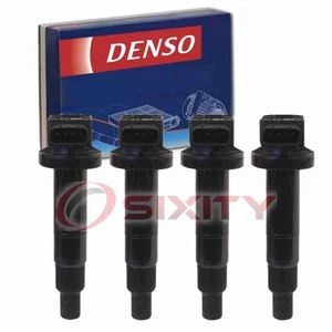 4 pc Denso Direct Ignition Coils for 2012-2019 Toyota Prius C 1.5L L4 Spark nt - Picture 1 of 5