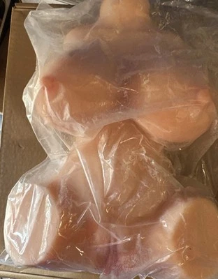 Torso de mujer blanco con tetas juguete sexual silicona realista extra pequeño vendedor de EE. UU. Foto 1 de 4