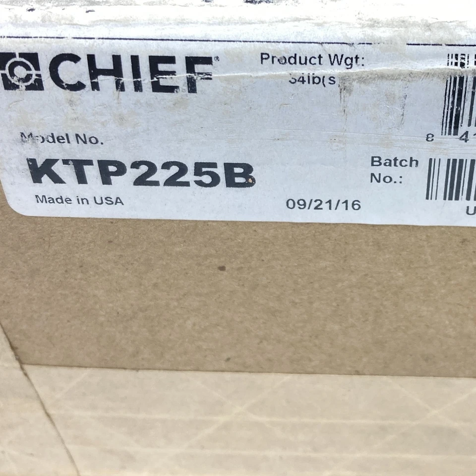 NEW SEALED Chief KTP225B Widescreen Dual Monitor Table Stand Mount - Image 1 of 4