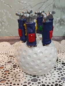 Appetizer 6 Serving Golf Club Bags Theme Cheese Dip Pâté Spread Party Novelty  - Bild 1 von 9