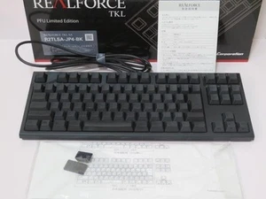 Topre REALFORCE R2TLSA-US4-BK PFU Limited Edition keyboard Black Used - Picture 1 of 10