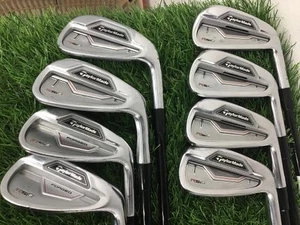 TaylorMade RSi2 Iron Set 5-9,Pw,Aw,Sw 8pc Flex Stiff TM7-215 Graphite - Picture 1 of 6